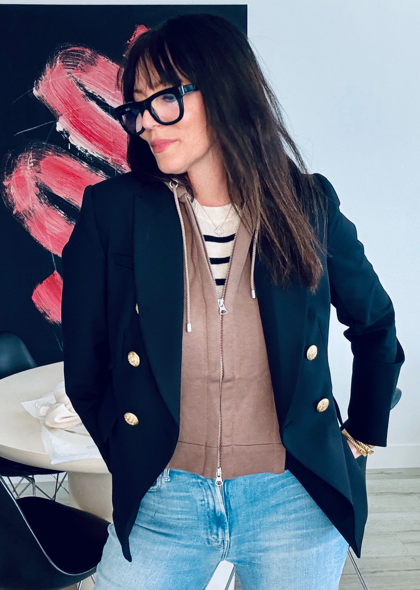 Dickie comes in a few colors, ordering it on black now! $29
Jacket is 100% a great buy!! Under $100 is crazy, trust me it’s a great blazer!! 

#LTKFindsUnder50 #LTKFindsUnder100 #LTKWorkwear