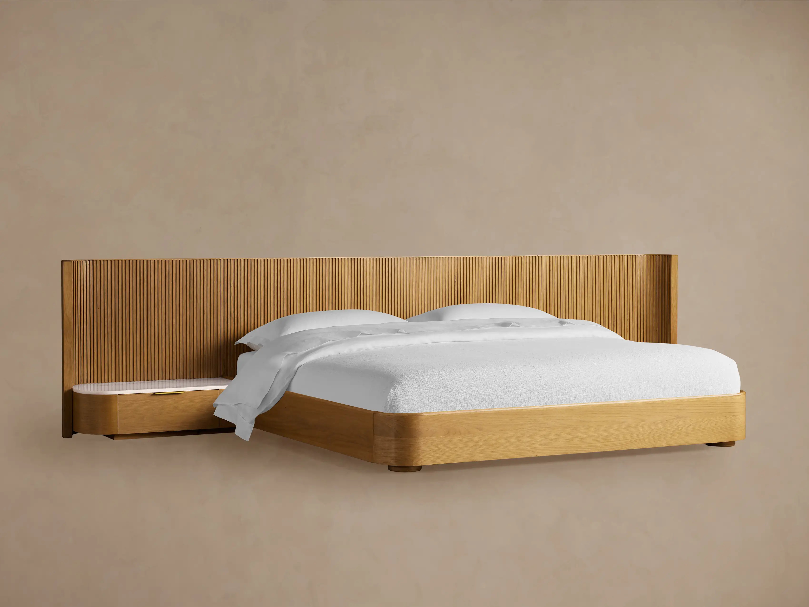 Finnley Extended Headboard Bed | Arhaus