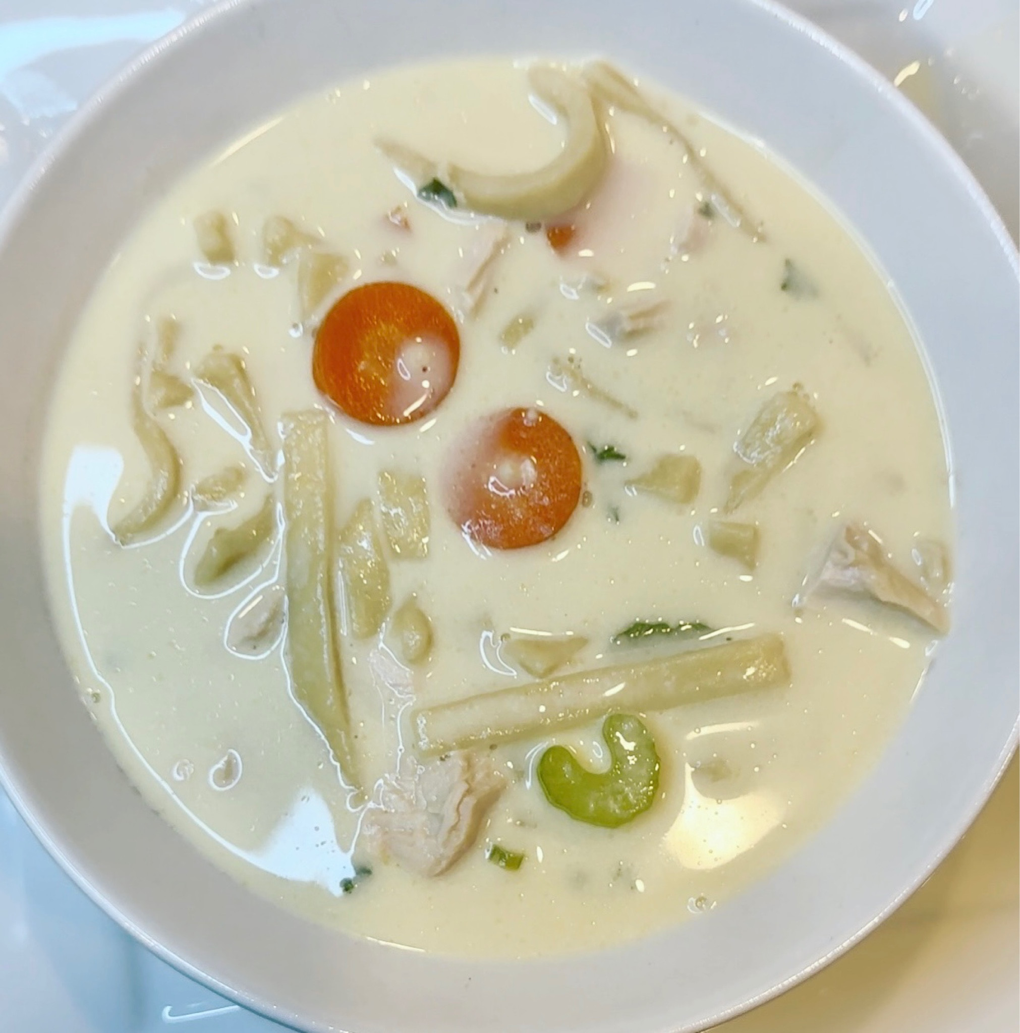 Homemade Creamy Chicken Noodle Soup in my Dutch Oven. RecipeswithSophia.com  for Tutorial on my soup. 

#LTKhome