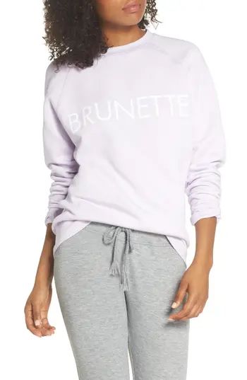 Women's Brunette The Label Brunette Crewneck Sweatshirt | Nordstrom