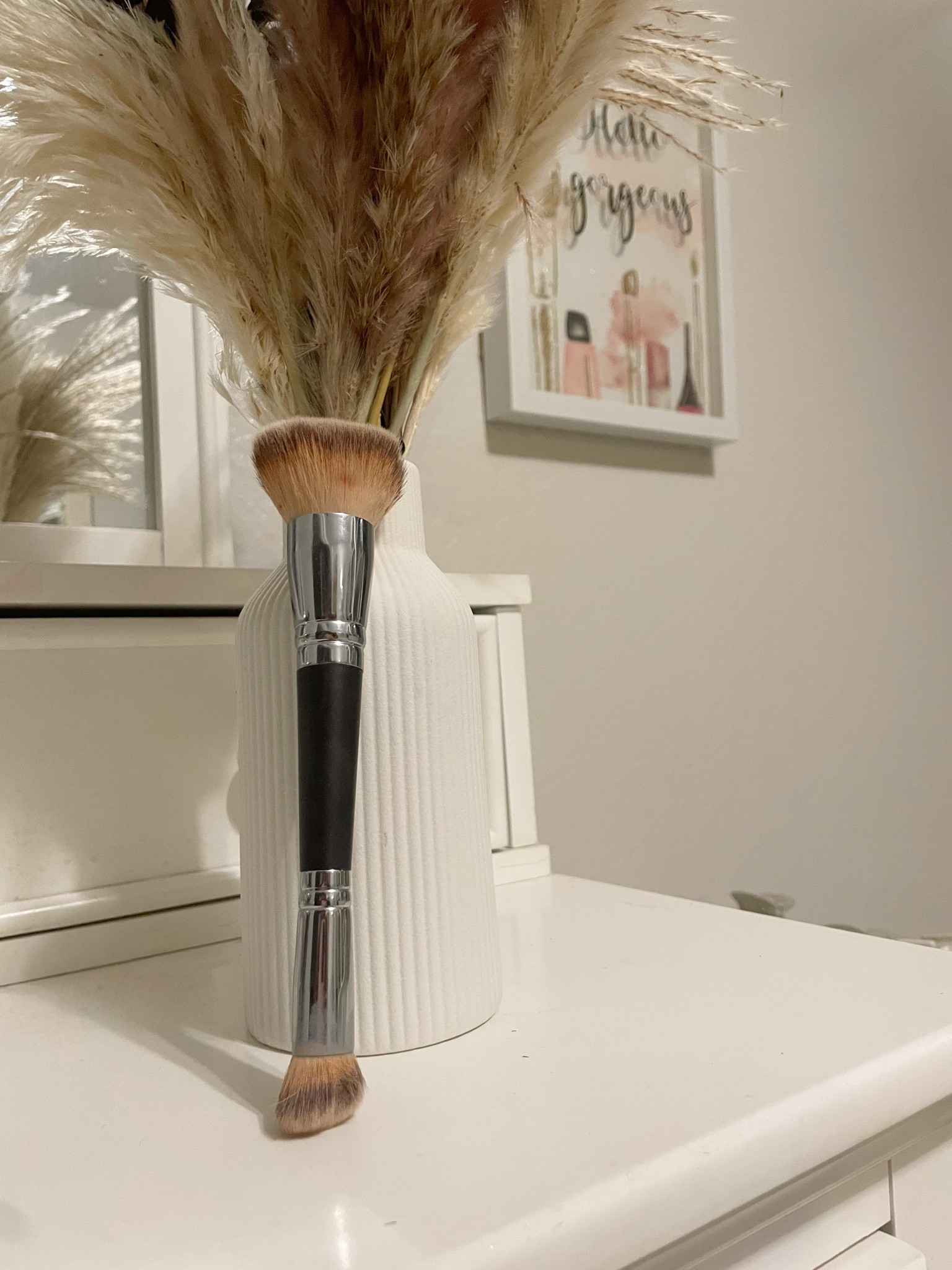 Dual-ended makeup brushes are my secret to saving space and time. One end blends seamlessly, the other packs product exactly where I need it. Easy, efficient, and a staple in my everyday routine.
Hashtags:
#LTKBeauty #MakeupEssentials  #BeautyFinds #MakeupTools

#LTKFindsUnder100 #LTKFindsUnder50 #LTKgrwm