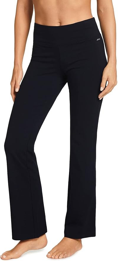 Jockey Women's Activewear Cotton Stretch Bootleg Pant | Amazon (US)