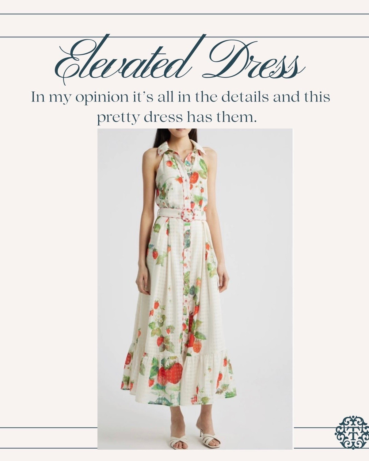 The strawberry print and classic design makes this the consummate summer dress! 🍓

#LTKSeasonal #LTKOver40 #LTKMidsize