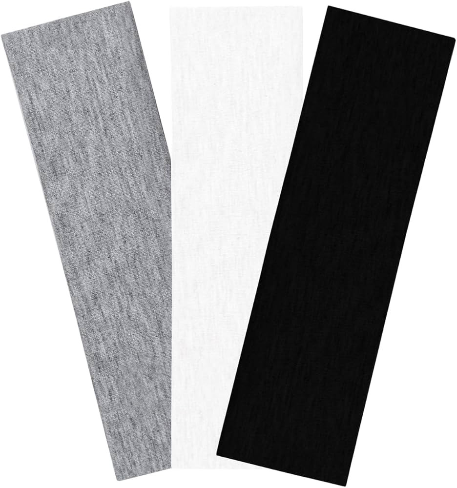 3PCS Headbands for Women Non Slip Elastic Sweat Hairbands Fashion Sports Hair Bands Soft Cloth Fa... | Amazon (US)