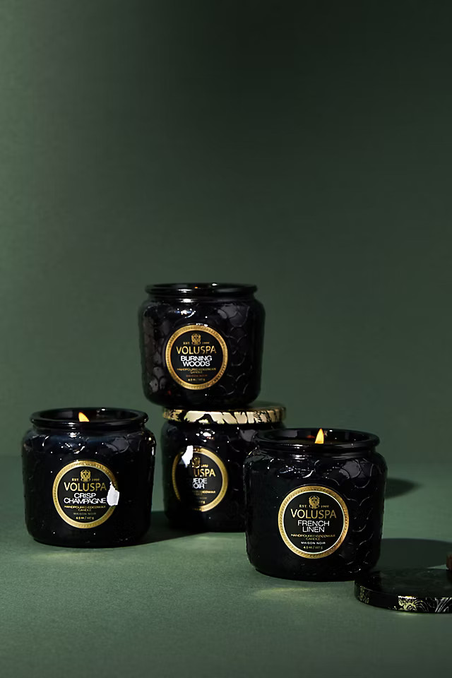 Voluspa Maison Noir Petite Jar Candle | Anthropologie (US)