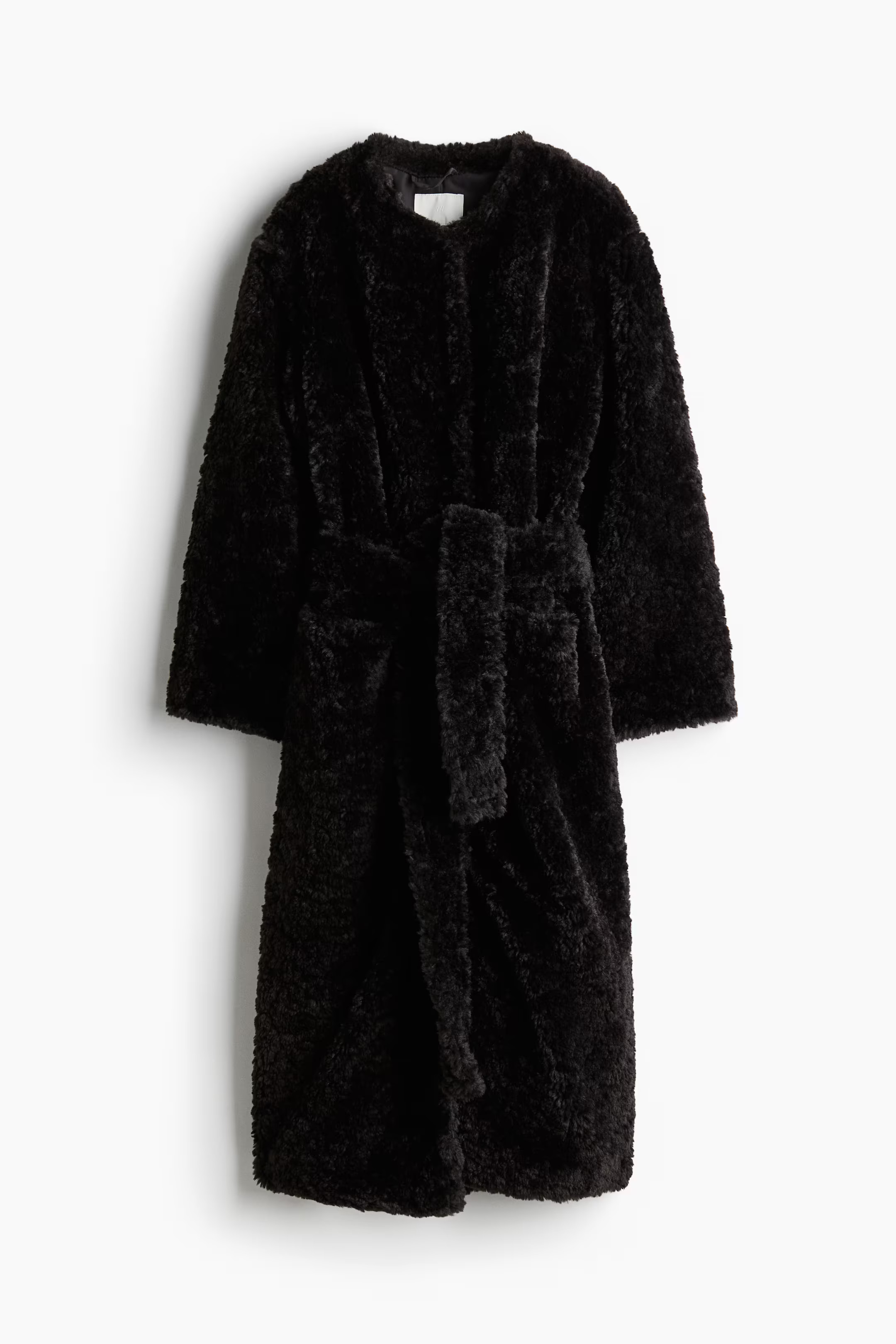 Fluffy Tie-Belt Coat | H&M (US + CA)