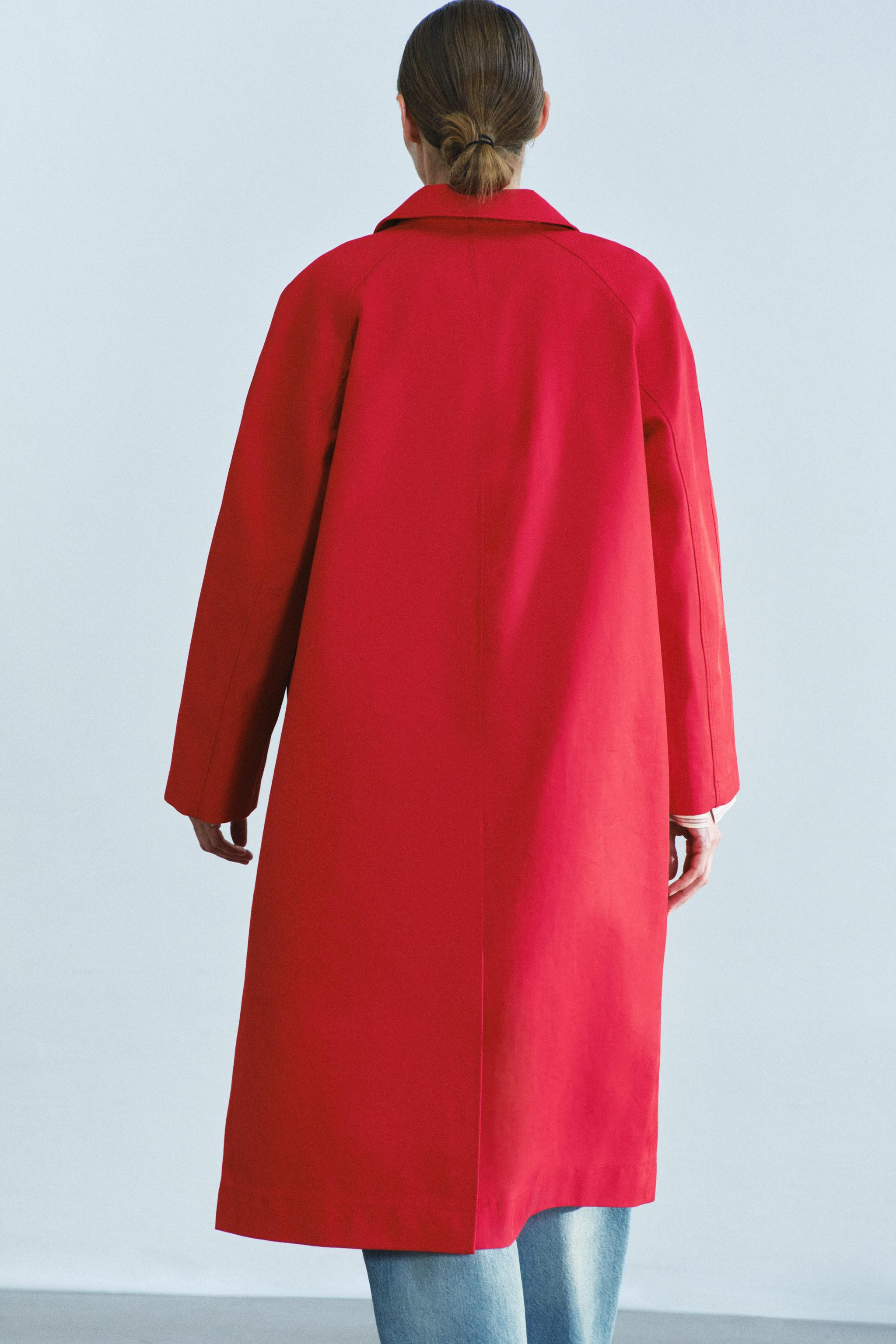 ZW COLLECTION LONG TRENCH COAT | Zara UK