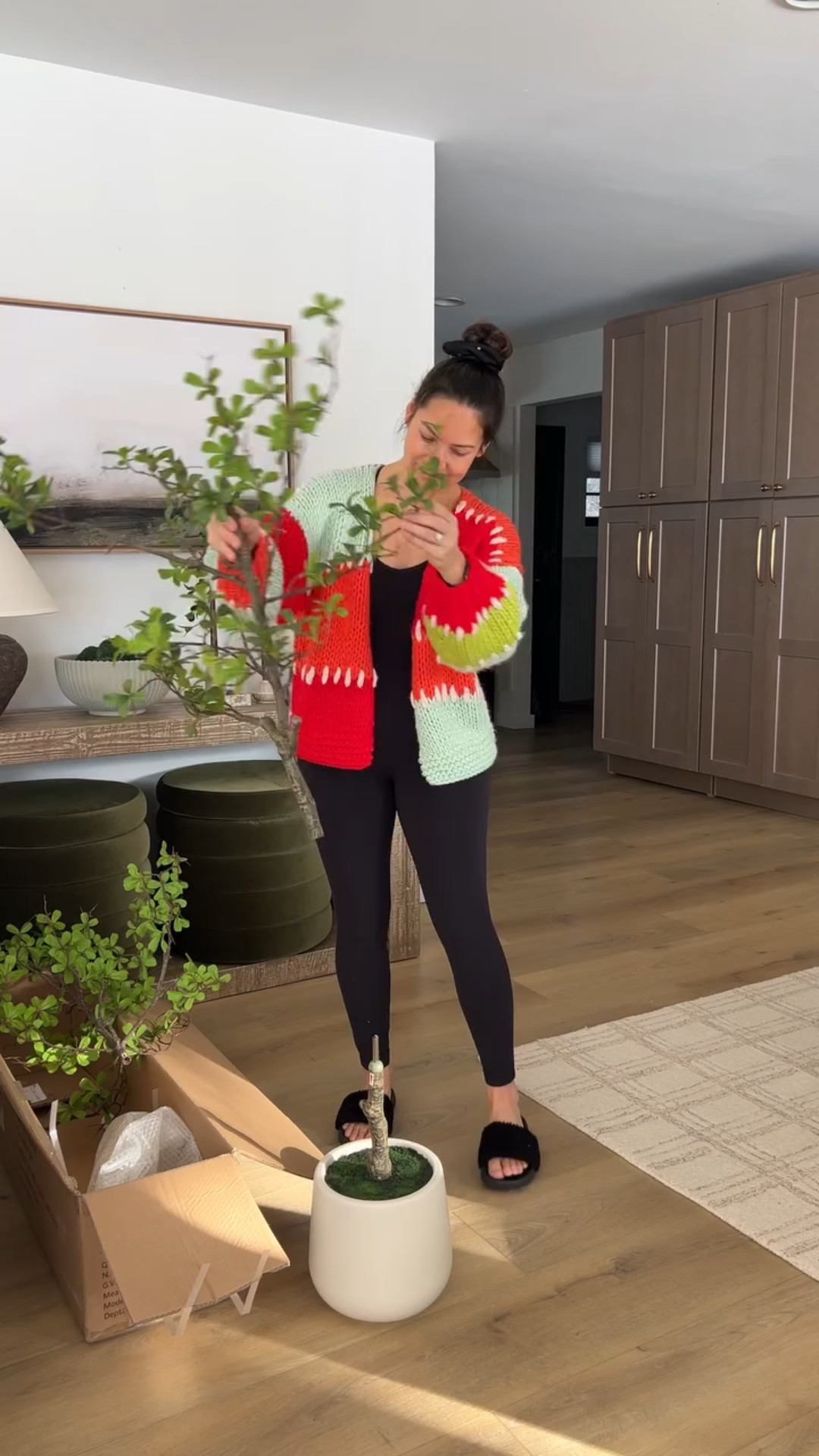 Why did I wait so long to unbox this tree, I love it! ✨ 

I’ve had this tree for at least 6 months and it’s easily my new favorite faux tree in my house. It comes with a nice planter so you could leave it styled as is but I chose to elevate it with a large oversized planter and topped it with dried Spanish moss 🤌

#LTKFindsUnder50 #LTKFindsUnder100 #LTKHome