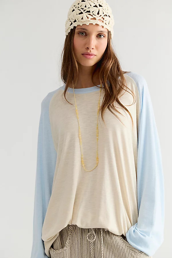 We The Free Tinsley First Base Long-Sleeve Tee | Free People (Global - UK&FR Excluded)