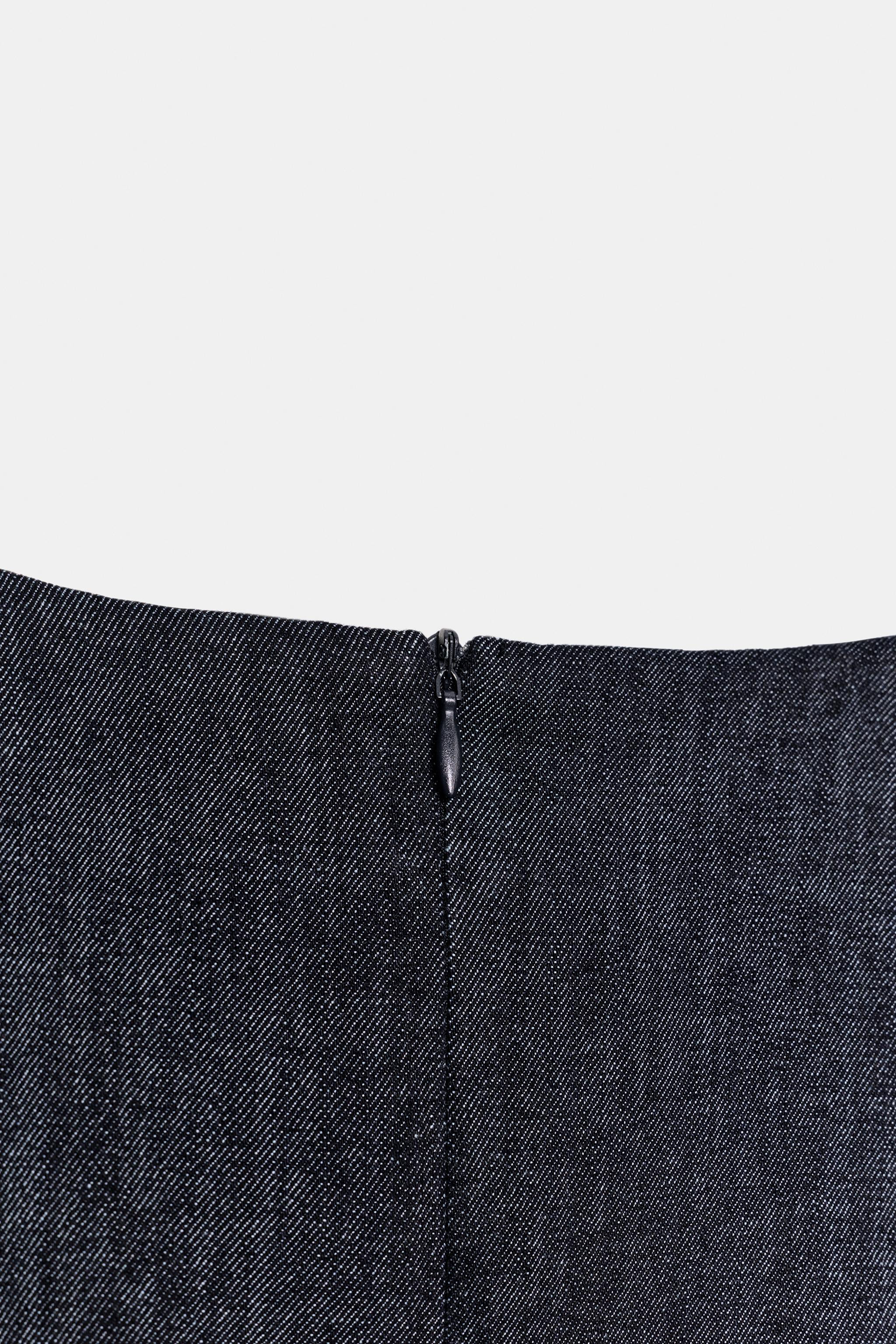 Z1975 MINI DENIM PUFF SLEEVE DRESS | Zara UK
