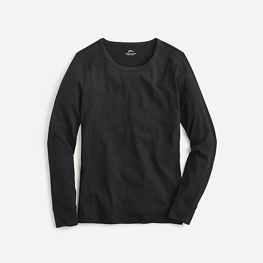 Vintage cotton crewneck long-sleeve T-shirt | J. Crew US