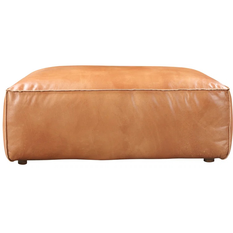 Ritchie Leather Ottoman | Wayfair North America