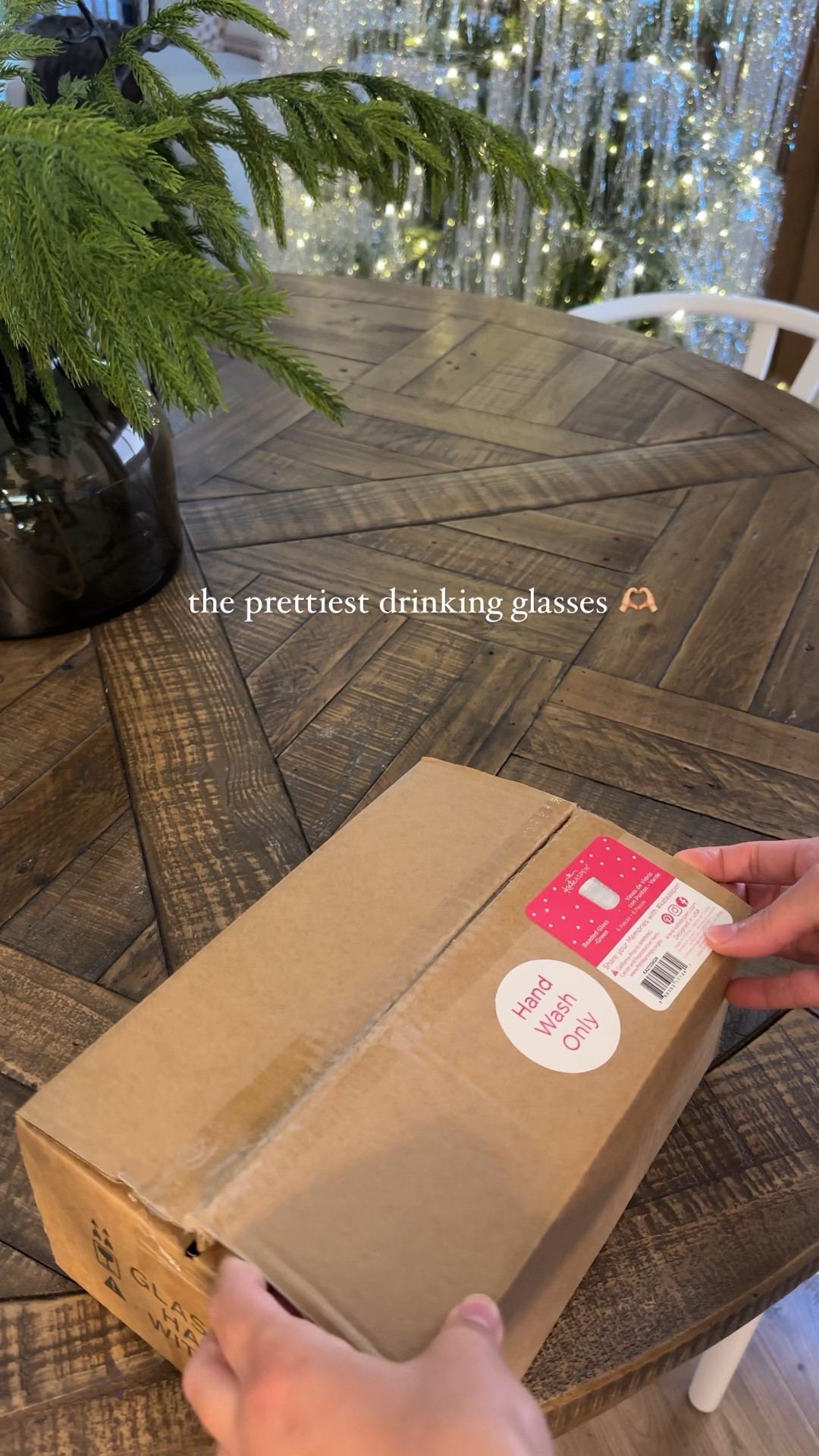 Drinking glasses, green glassware, Christmas gift idea 

#LTKhome #LTKHoliday