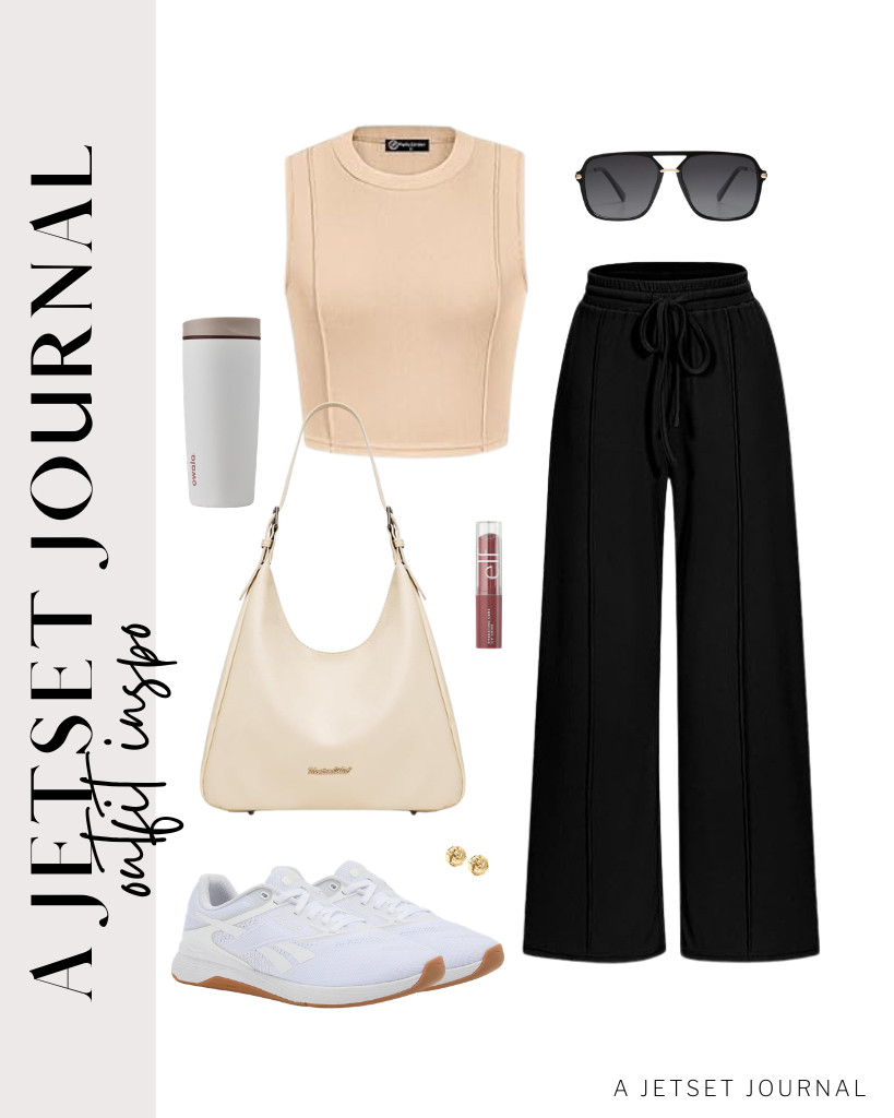 This two-piece outfit from PRETTYGARDEN is the perfect duo for our next outfit idea. You can match it with Reebok Nano X5 sneakers and a Montana West bag. To add style, bring an Owala tumbler. 


#LTKSeasonal #LTKSaleAlert #LTKTravel 

 