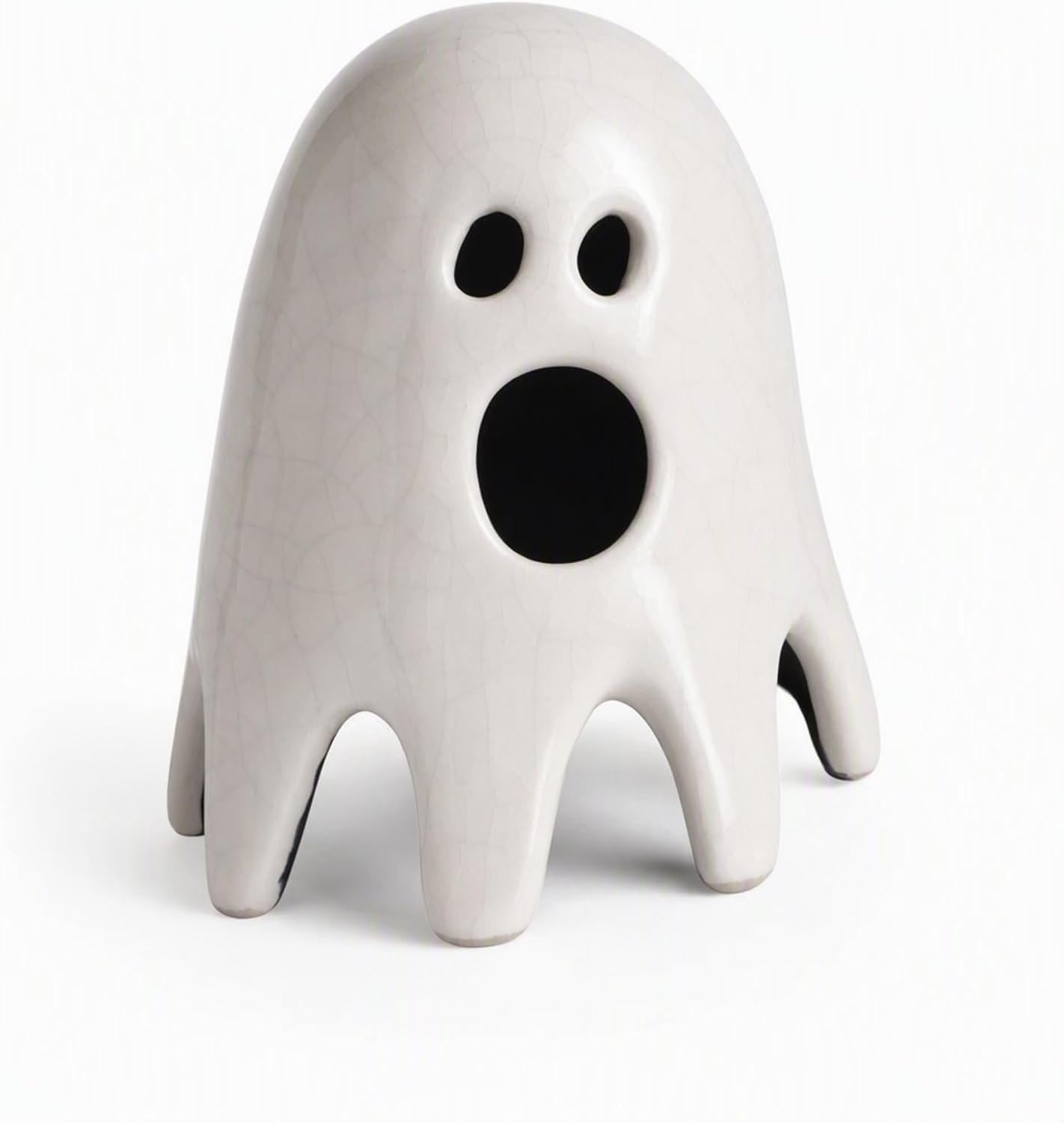 Mud Pie Medium Open Mouth Ghost Sitter, Shelf Sitter Decor, Seasonal Holiday Home Giftable Decor | Amazon (US)