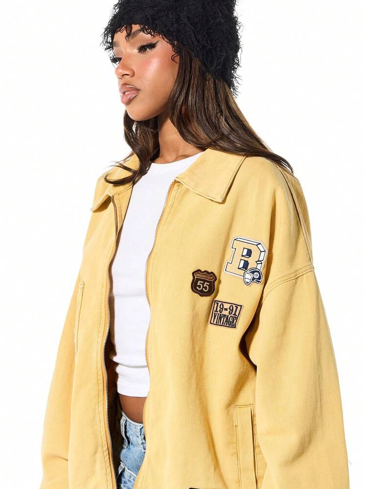 Denim jacket  | SHEIN