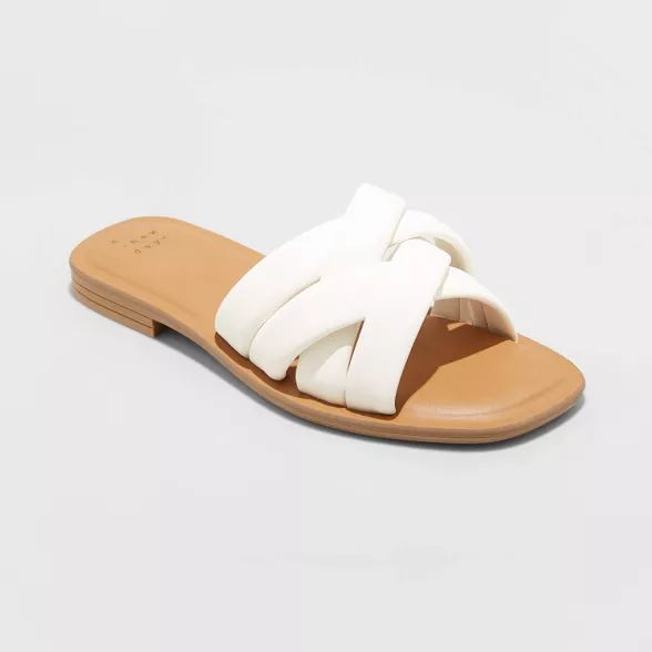 Women's Rory Padded Slide Sandals - A New Day™ | Target