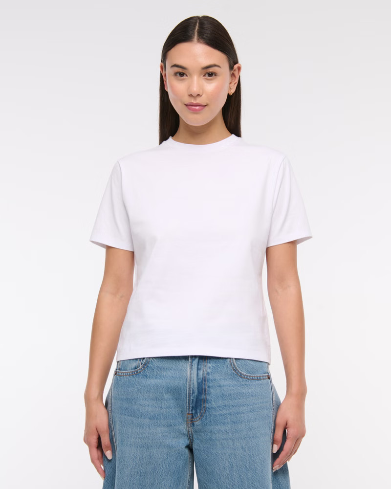 Essential Premium Polished Relaxed Tee | Abercrombie & Fitch (US)