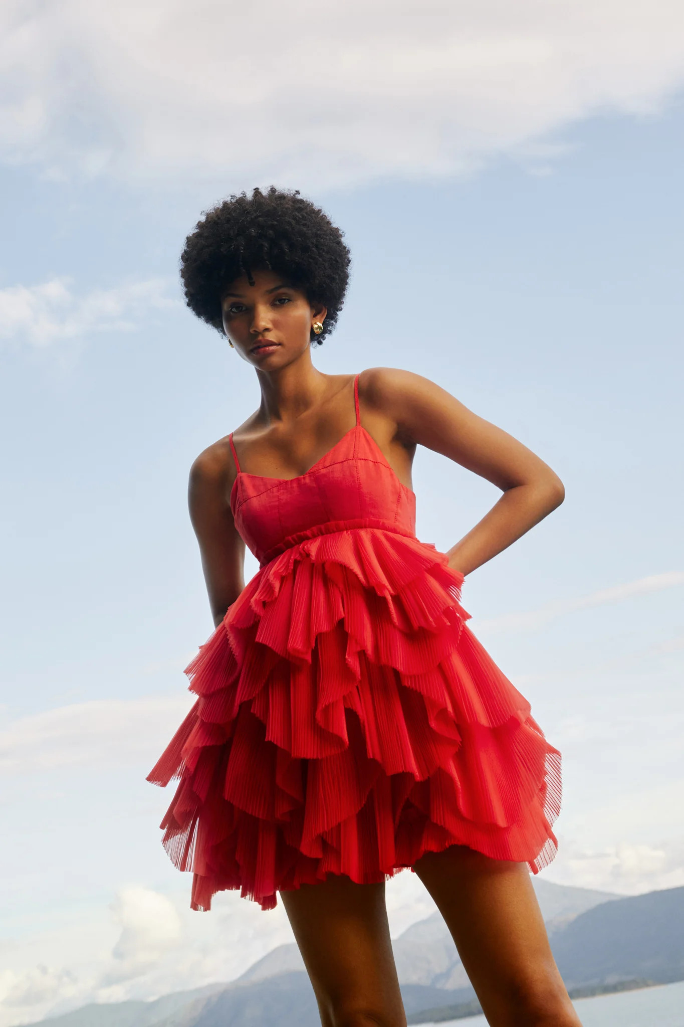 Elsie Pleat Mini Dress | aje. (Australia and New Zealand)