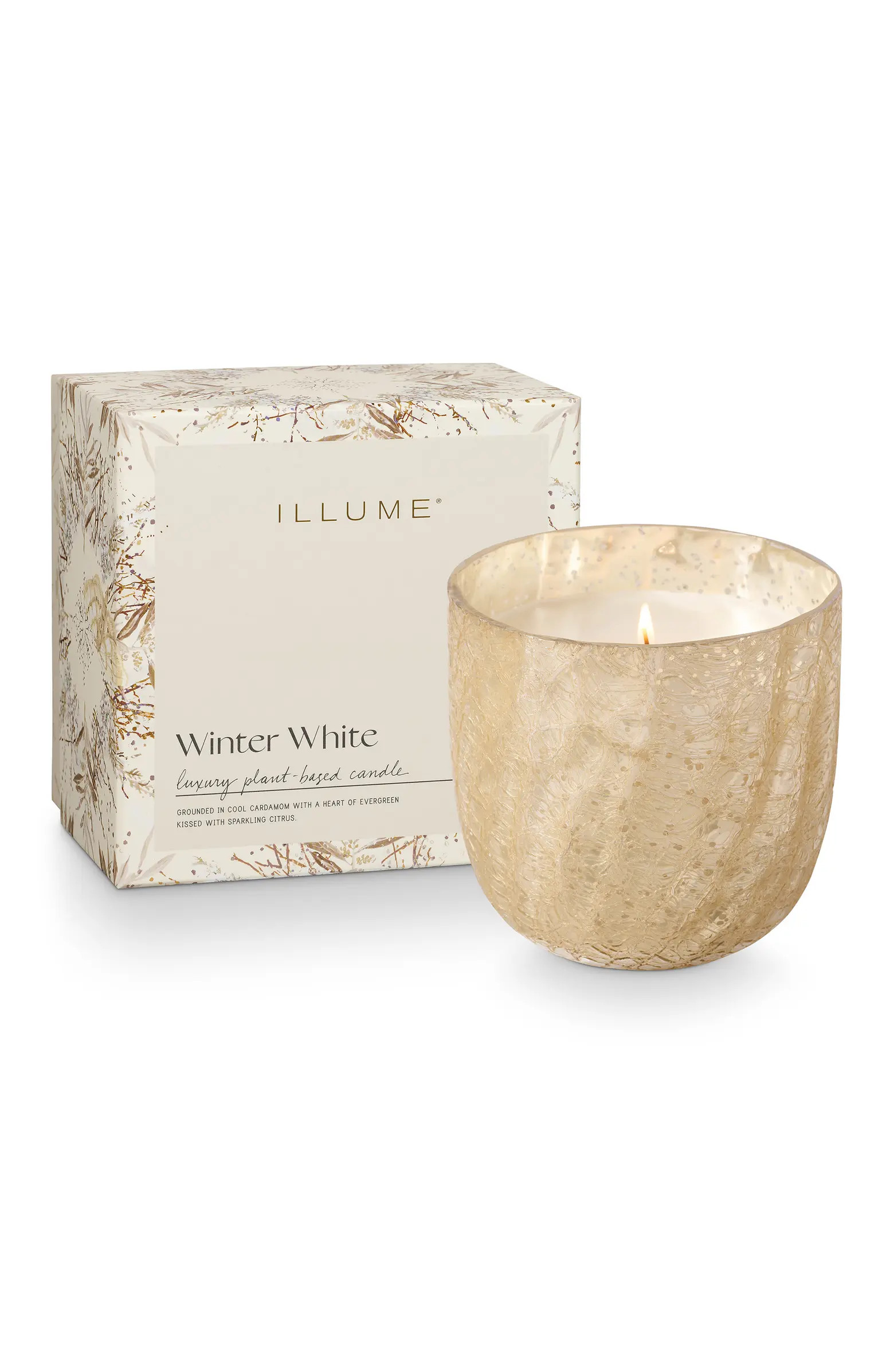 ILLUME® Winter White Mercury Glass Candle | Nordstrom | Nordstrom
