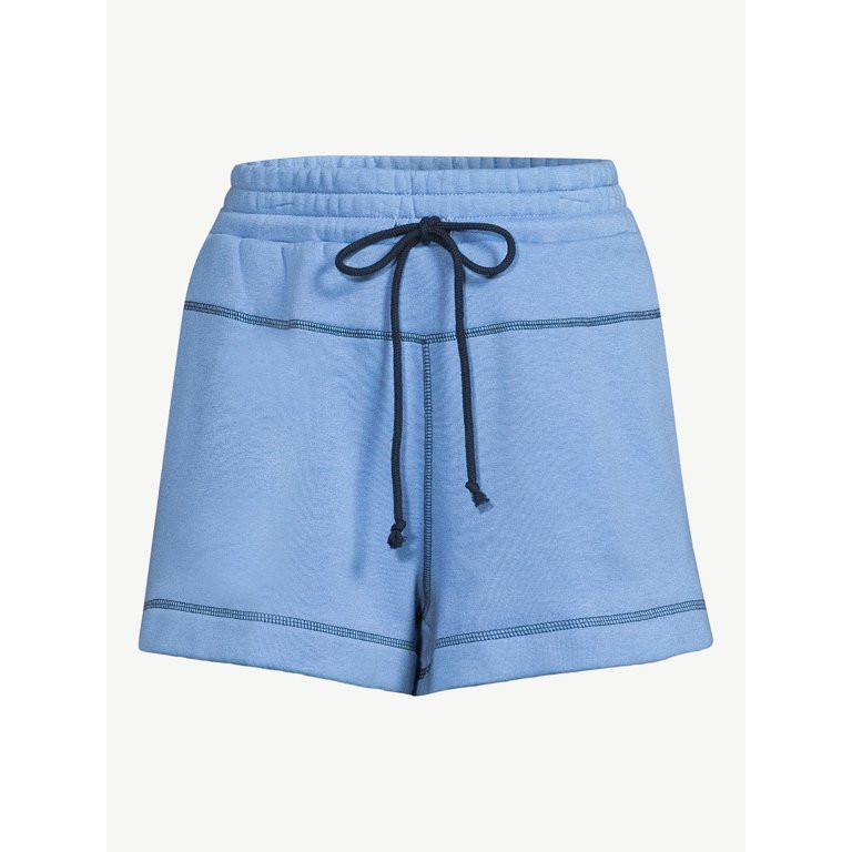 Free Assembly Women's Contrast Stitch Shorts | Walmart (US)