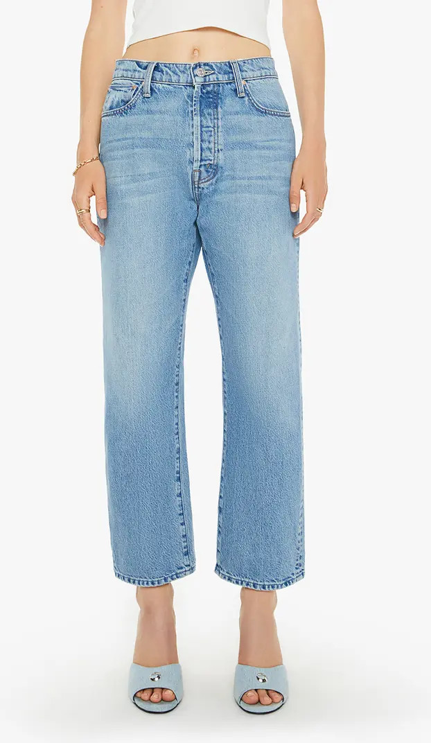 MOTHER The Ditcher Crop Straight Leg Jeans | Nordstromrack | Nordstrom Rack