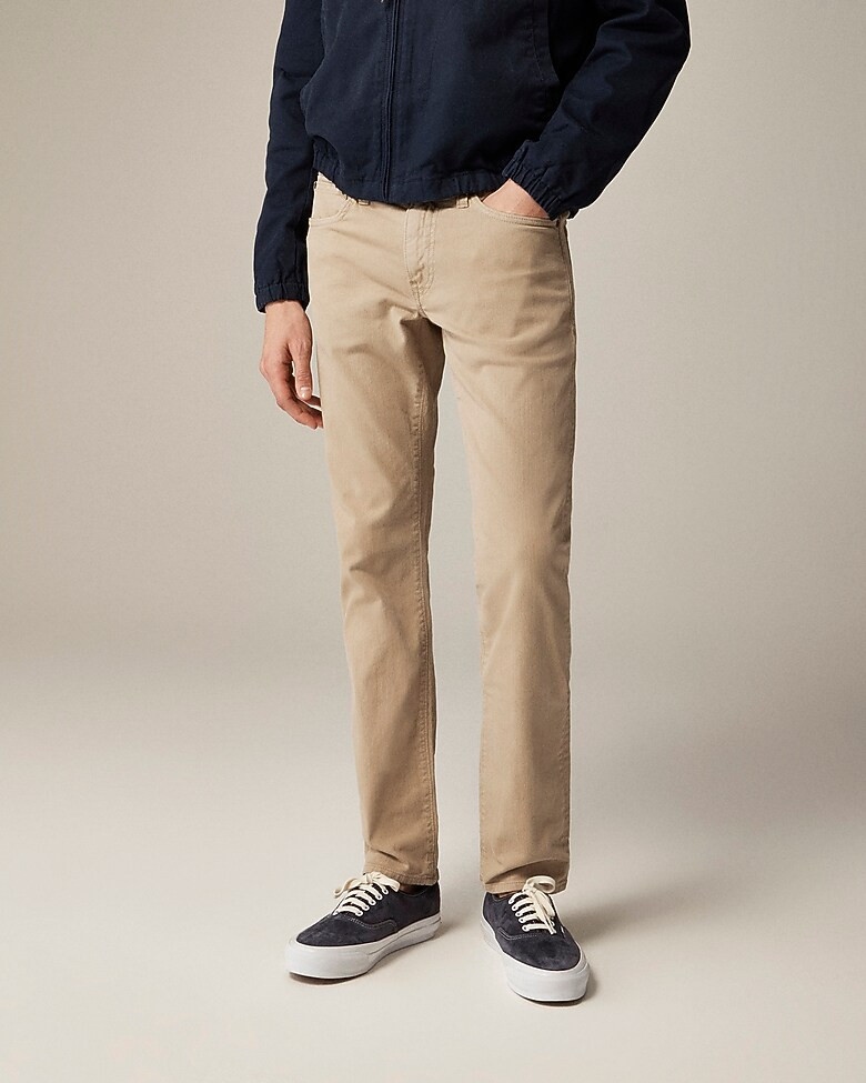 484 Slim-fit garment-dyed five-pocket pant | J. Crew US