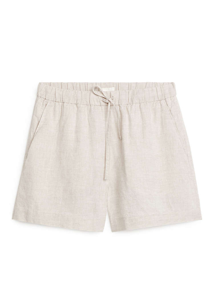 Leinen-Shorts - Schwarz - Trousers - ARKET DE | ARKET (EU)