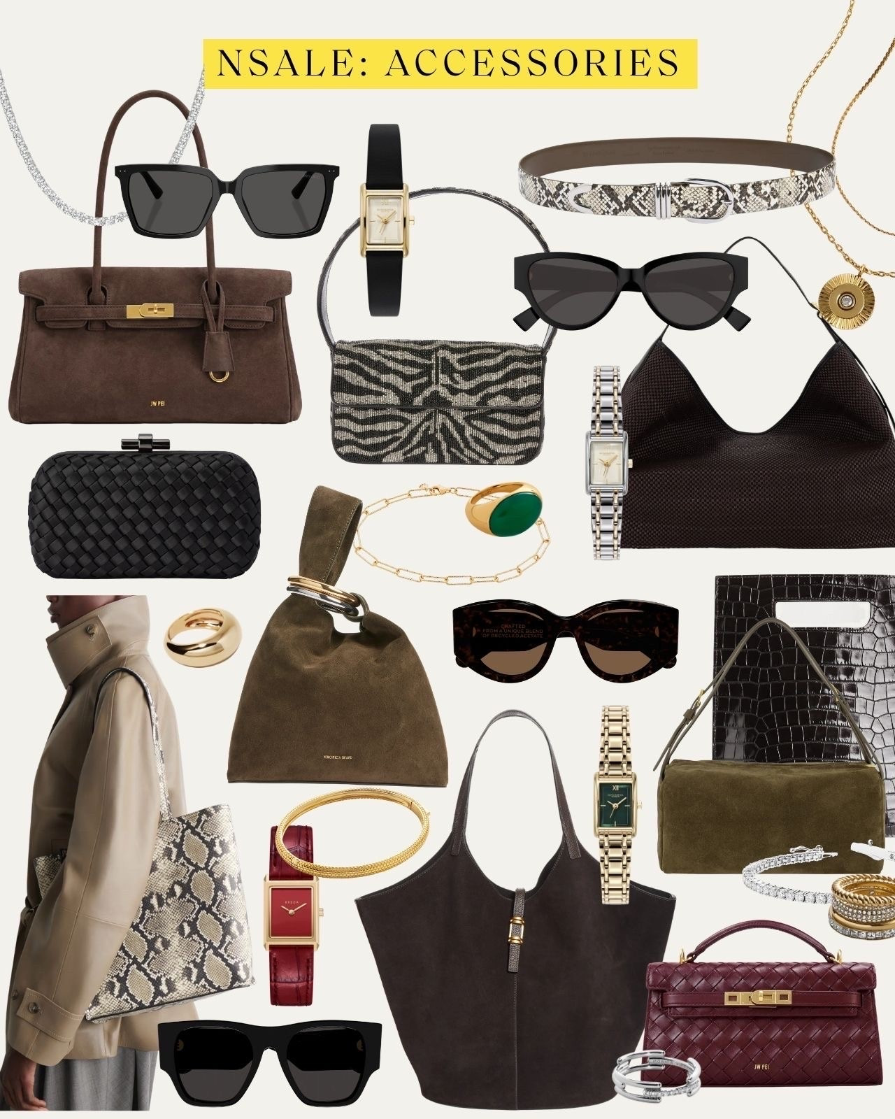 Nordstrom Anniversary Sale accessories: bags, jewelry, sunglasses, watches, belts

#LTKSeasonal #LTKOver40 #LTKSaleAlert