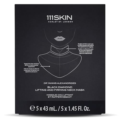 111SKIN Black Diamond Lifting & Firming Neck Mask, Hydrogel Neck Masks | Amazon (US)