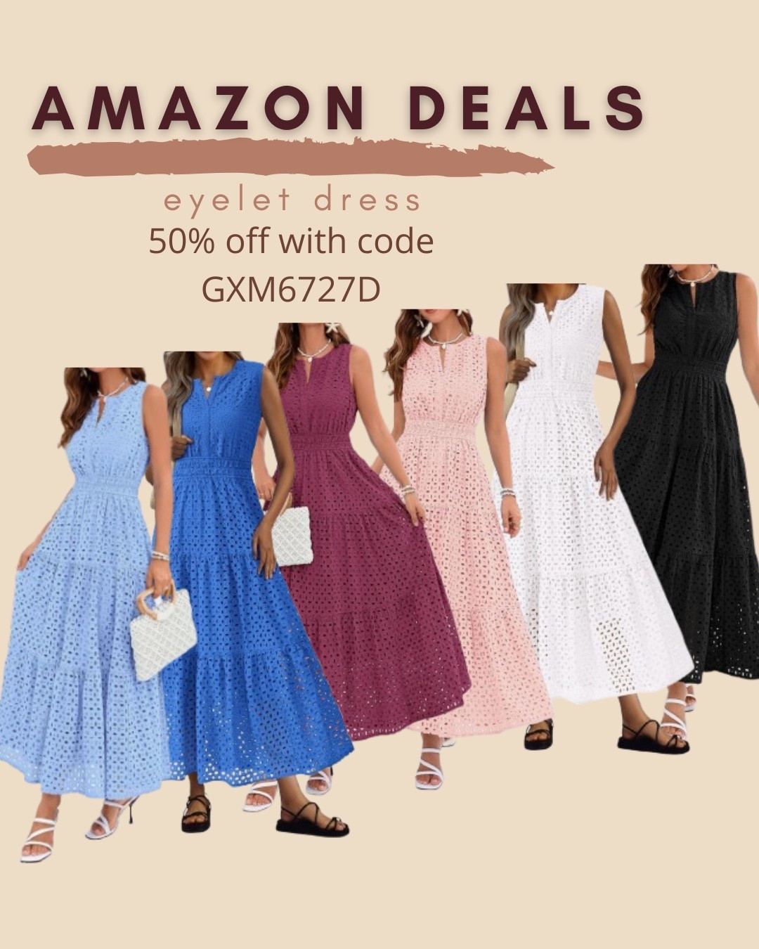 $27 ends 5/31

Amazon fashion
Amazon deals
Maxi dress
Eyelet dress
Summer dress

#LTKSaleAlert