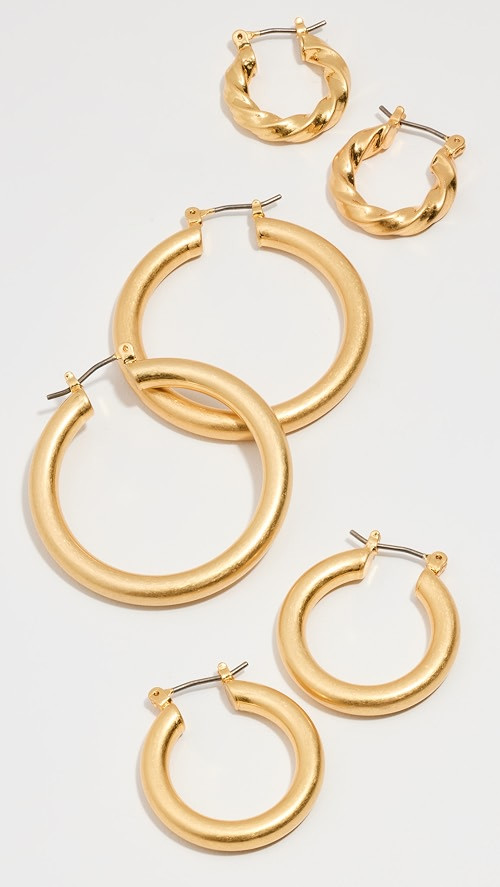 Madewell Gift Box Hoop Set | SHOPBOP | Shopbop