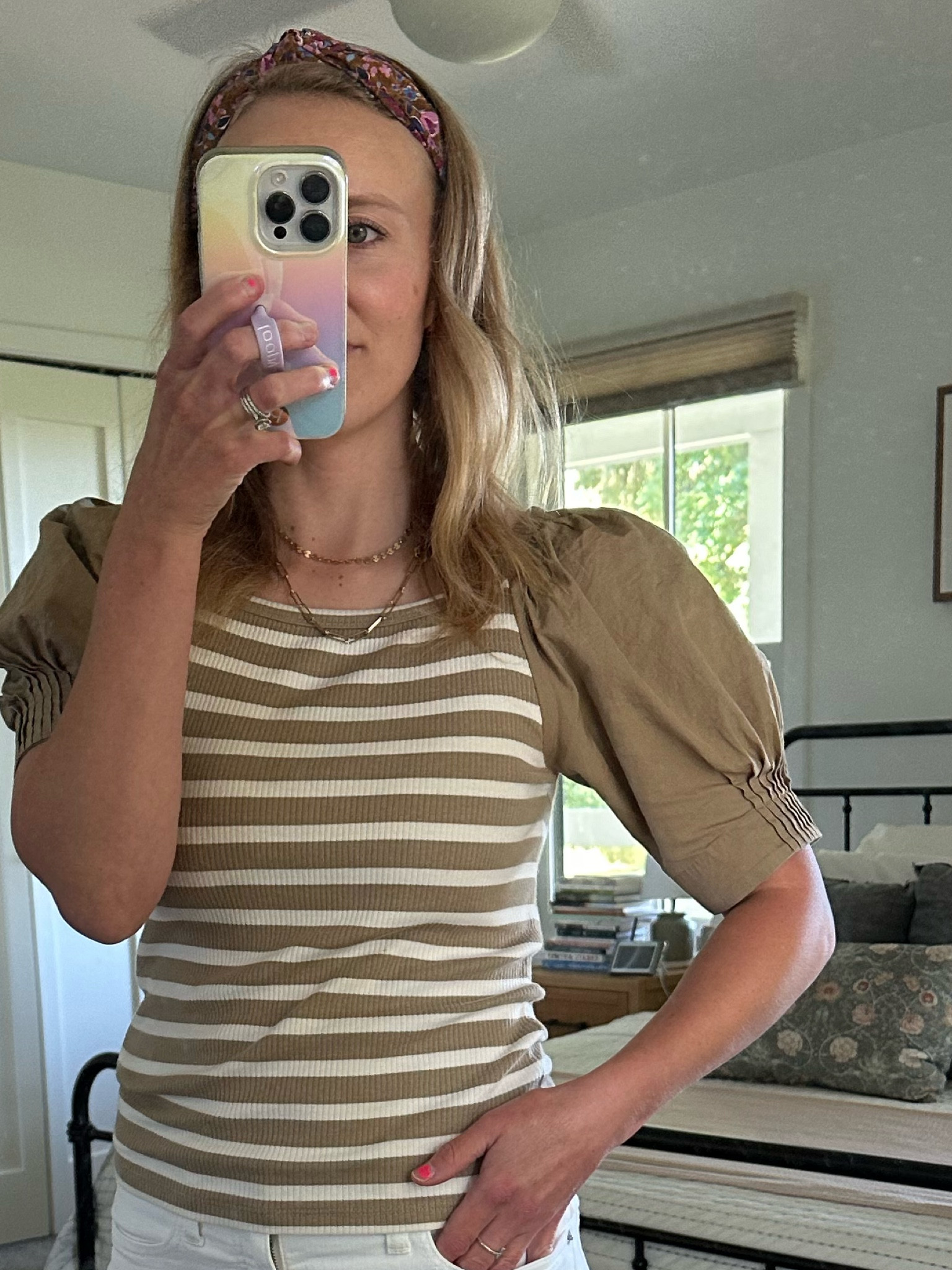 Top under $20 from JCrew!! Comes in navy and ivory also! 