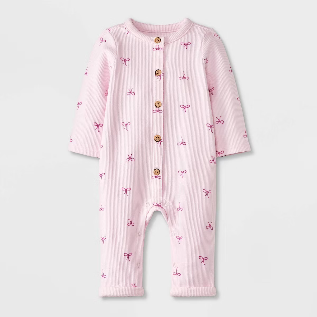 Baby Cozy Ribbed Romper - Cat & Jack™ | Target