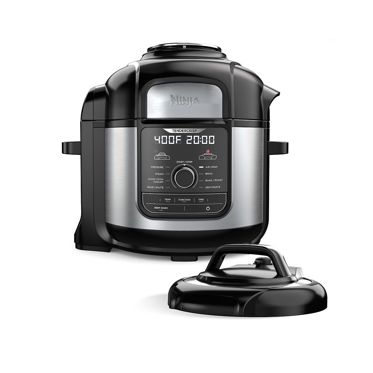 Ninja Foodi 8-qt. 12-in-1 Deluxe XL Pressure Cooker & Air Fryer - Stainless Steel | Kohl's