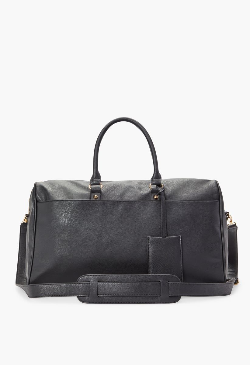Zippered Overnight Bag With Front Pocket | ShoeDazzle