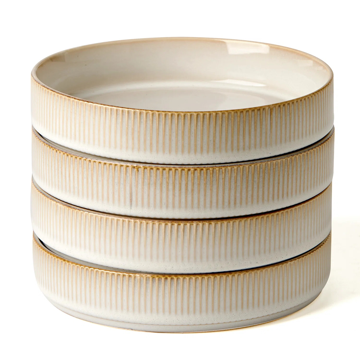 Joss & Main Azal 8.25'' Stoneware Large Pasta Bowl (Set of 4) & Reviews | Wayfair | Wayfair North America
