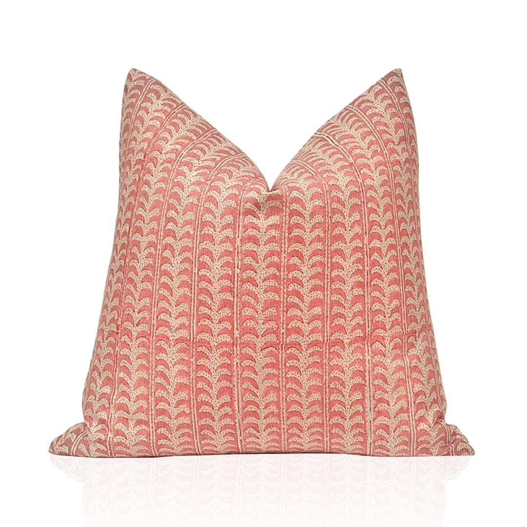 Walter G Luxor Pillow Cover in Guava, Luxor Pillow, Designer Throw Pillows, Decorative Pillows - ... | Etsy (US)