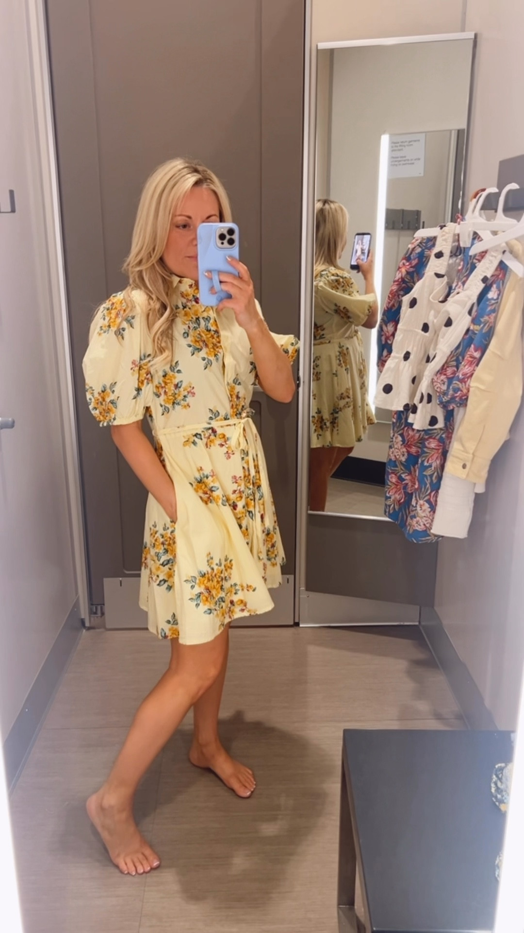 Ladies if your looking for an affordable yet boutique looking Easter dress, this one I loved. 

This is a perfect Easter dress, Mother's Day, church, bridal or baby showers coming up. Love the butter yellow color floral print with puff sleeves and the fit of this.
I'm 5'1 wearing an XS


#LTKootd #LTKWedding #LTKPetite