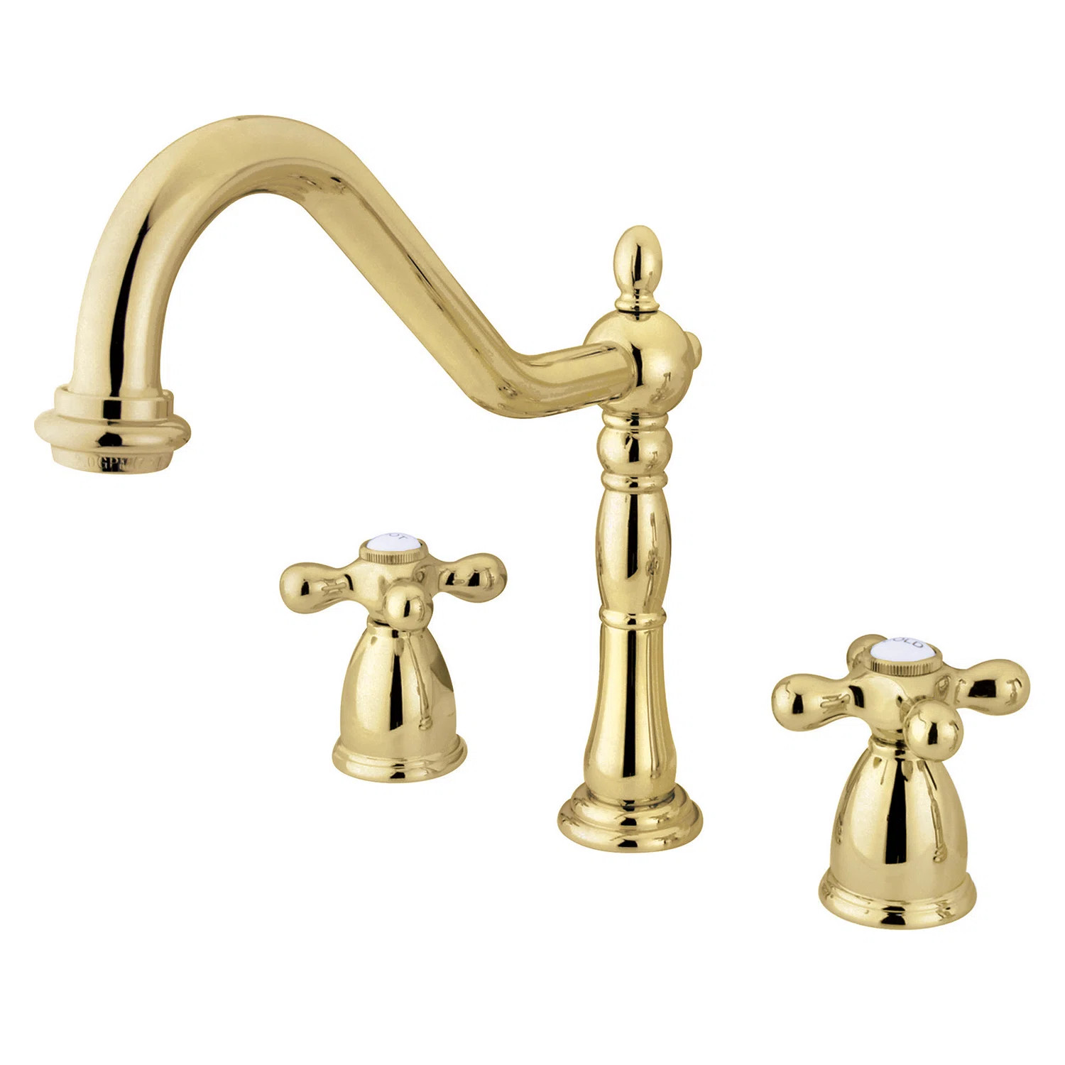 Kingston Brass Heritage Double-Handle Widespread Kitchen Faucet | Wayfair North America