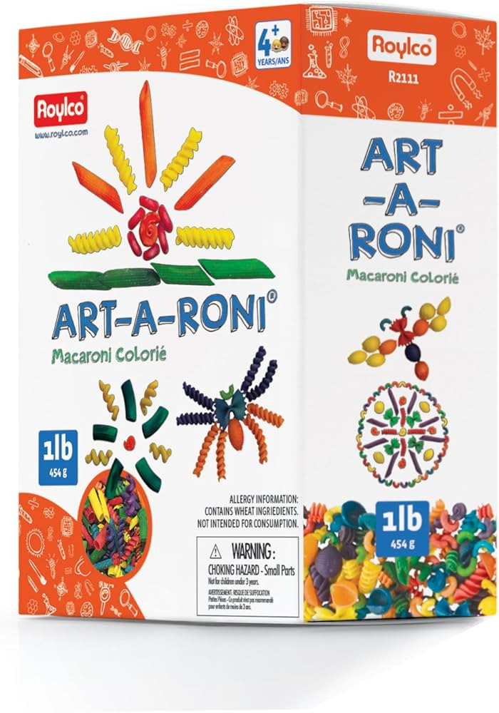 Roylco Colored Assorted Noodles, 1 Lb. Box | Amazon (US)