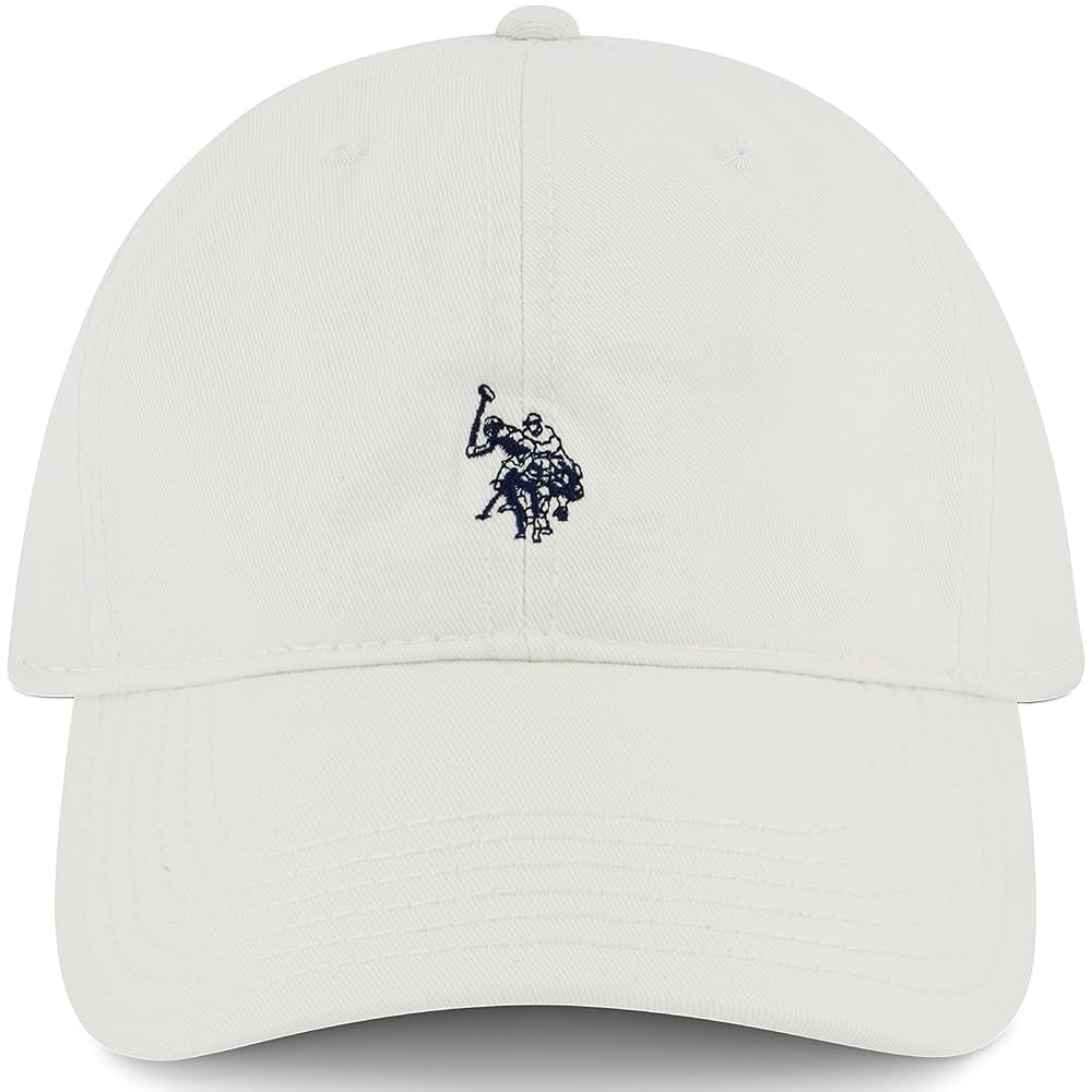 U.S. Polo Assn. Small Polo Pony Logo Baseball Hat, 100% Cotton, Adjustable Cap | Amazon (US)
