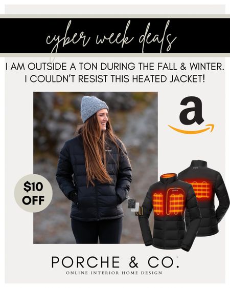 Heated Jacket, puffer coat, perfect for the Fall and Winter 🔥 on sale for Cyber Week with $10 off coupon 🙌🏻 #amazon #heated #jackets #ororo

#LTKSeasonal #LTKGiftGuide #LTKCyberWeek