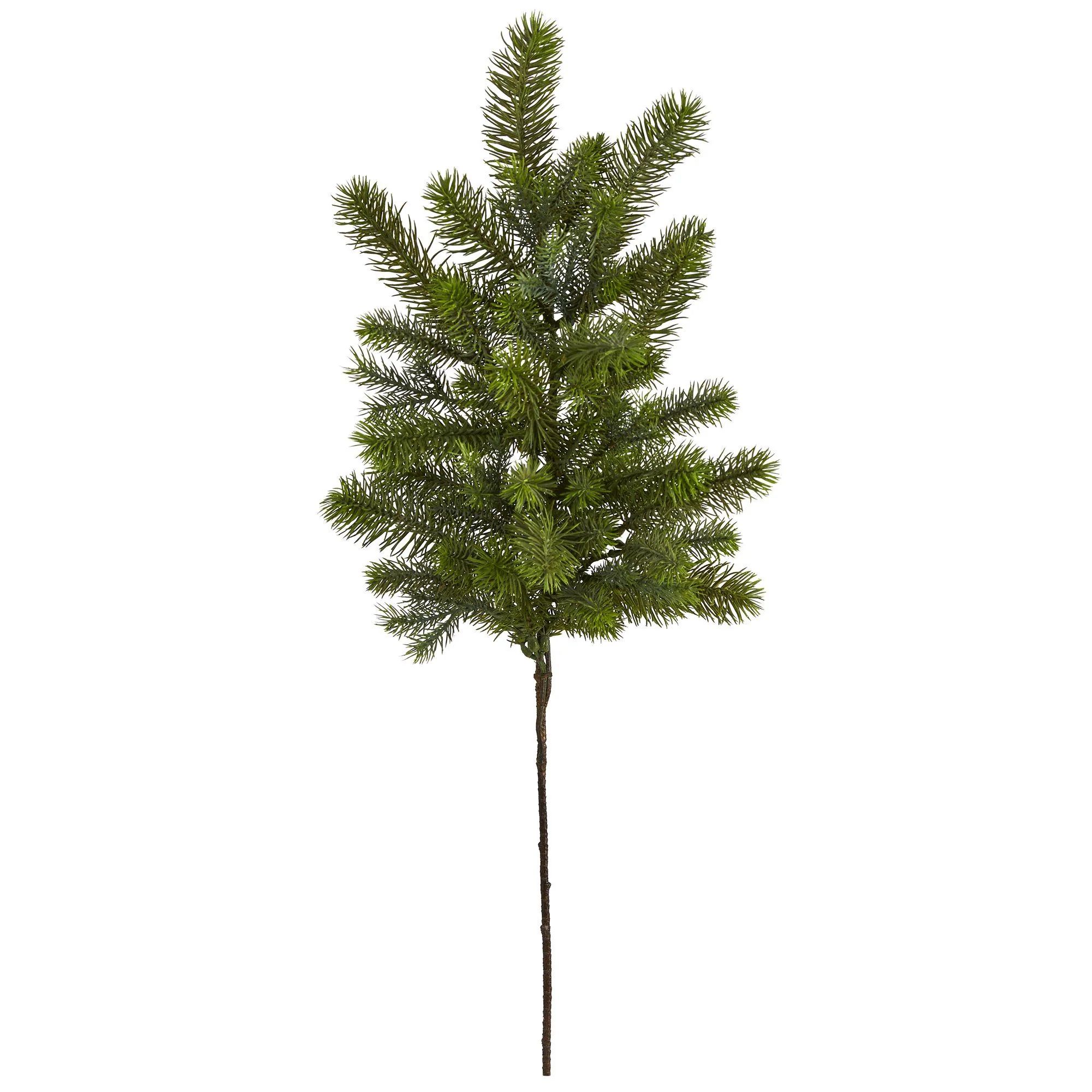 36” Pine Artificial Hanging Flower (Set of 4) | Nearly Natural | Nearly Natural