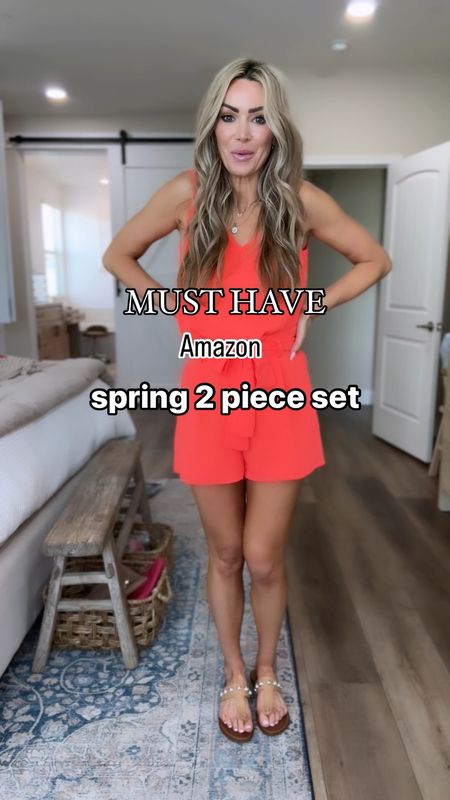 This 2 piece set from Amazon is a MUST HAVE for spring and summer!
I got size small
Amazon fashion 
Can be worn as a Mother’s Day outfit 
Summer outfit 

#LTKVideo #LTKstyletip #LTKfindsunder50
