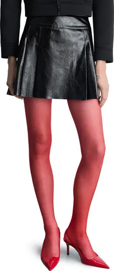 MANGO Pleated Faux Leather Miniskirt | Nordstrom | Nordstrom