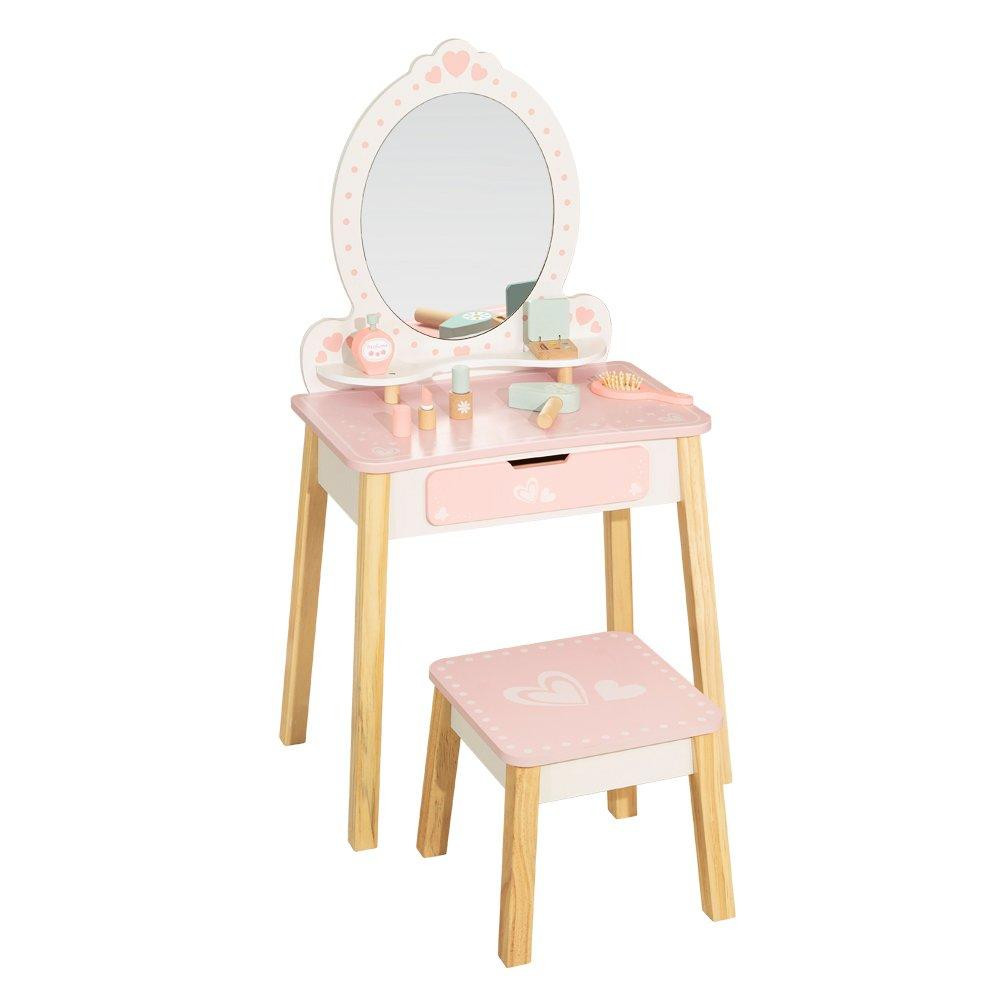 Tooky Toy Wooden Vanity Table with Stool | House of Fraser UK