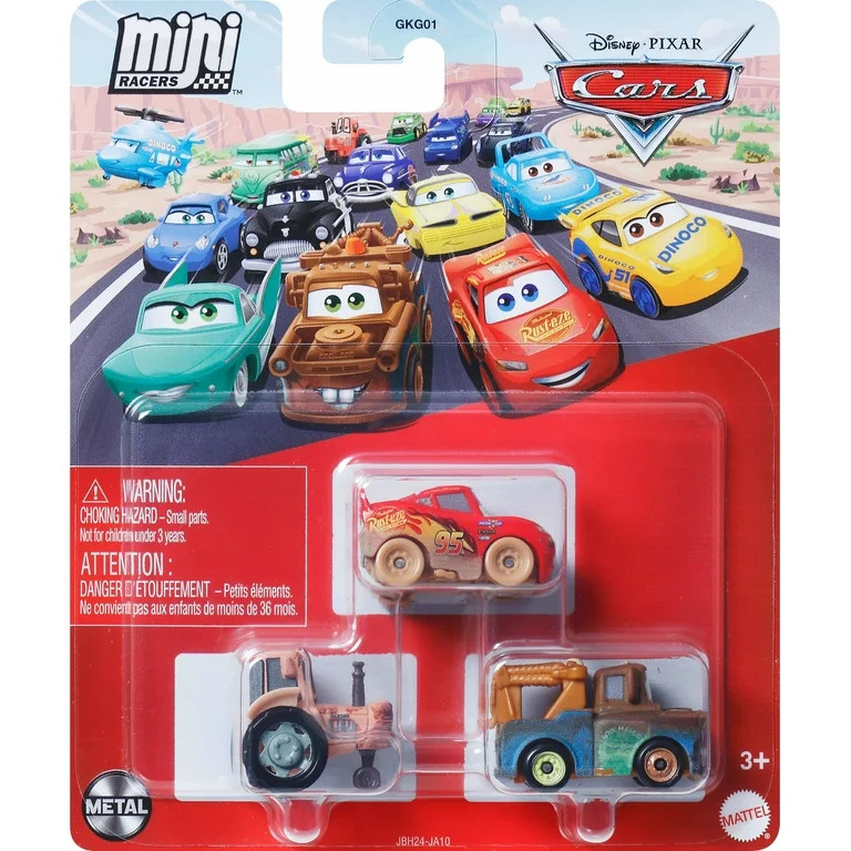 Disney and Pixar Cars Mini Racers 3-Pack, Set of 3 Toy Vehicles from the Franchise (Styles May Va... | Walmart (US)