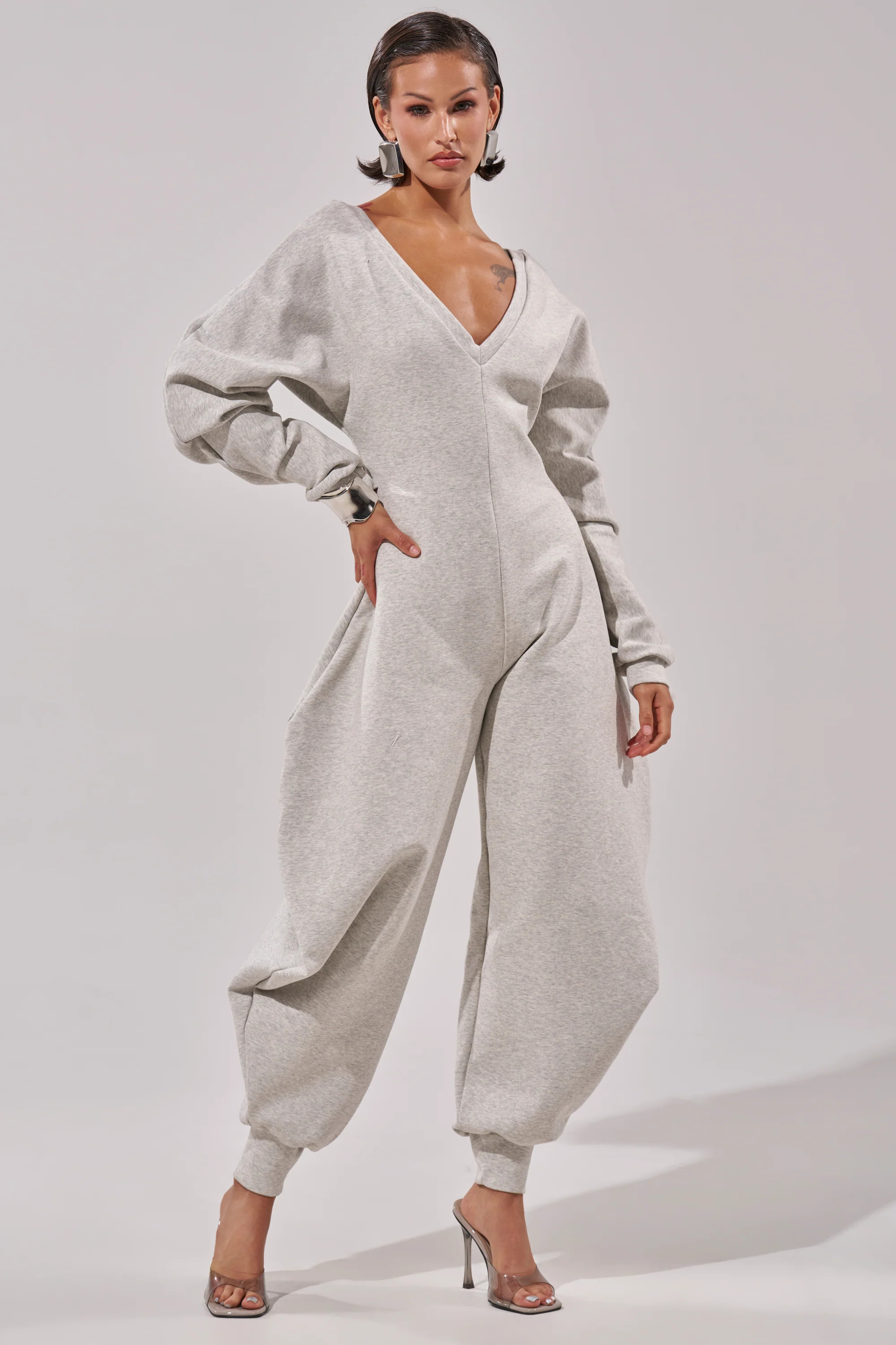 AKIRA Comfy Cozy Sweatshirt Jumpsuit | Size Large | AKIRA