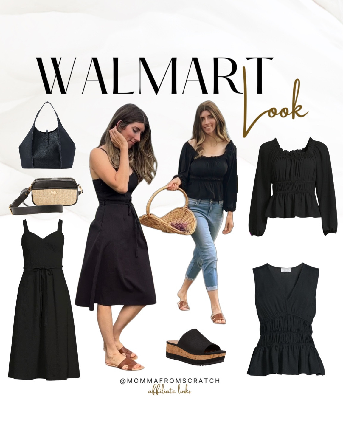 My favorite black dress and tops are comfortable, stylish, and affordable thanks to @walmartfashion for having so many beautiful designs! You can dress these up or down depending on your outing. 
#walmartpartner #walmartfashion


#LTKunder50 #LTKworkwear #LTKstyletip
